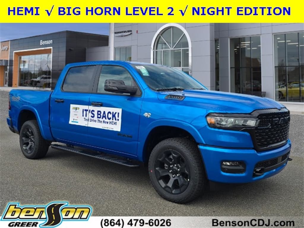 New 2026 Ram 1500 BIG HORN CREW CAB 4X4 5'7 BOX Pickup