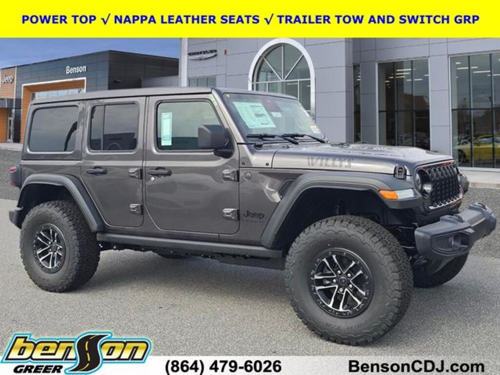 New 2026 Jeep Wrangler 4-DOOR WILLYS Sport Utility