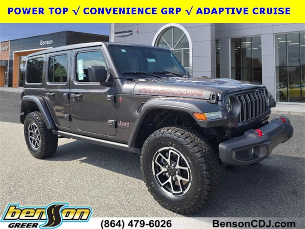 New 2025 Jeep Wrangler 4-DOOR RUBICON Sport Utility