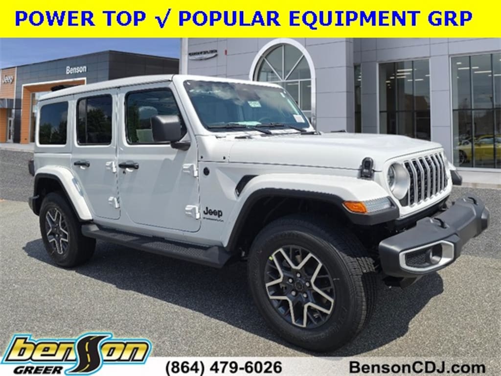 New 2025 Jeep Wrangler 4-DOOR SAHARA Sport Utility