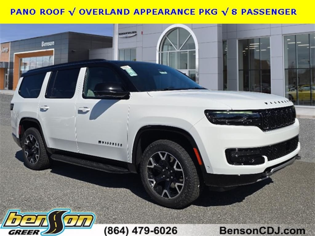 New 2025 Jeep Wagoneer OVERLAND 4X4 Sport Utility