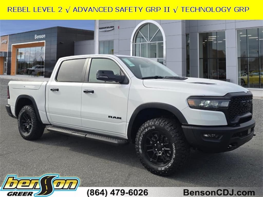 New 2026 Ram 1500 REBEL CREW CAB 4X4 5'7 BOX Pickup