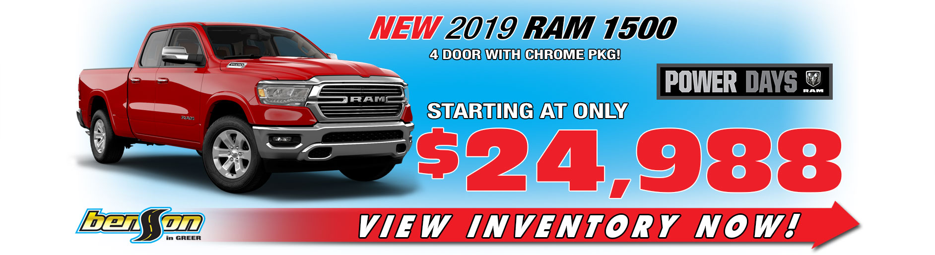 New 2019 & Used Car Dealership in Greer SC Benson Chrysler Jeep Dodge