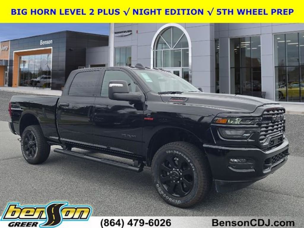 New 2026 Ram 2500 BIG HORN CREW CAB 4X4 6'4 BOX Pickup