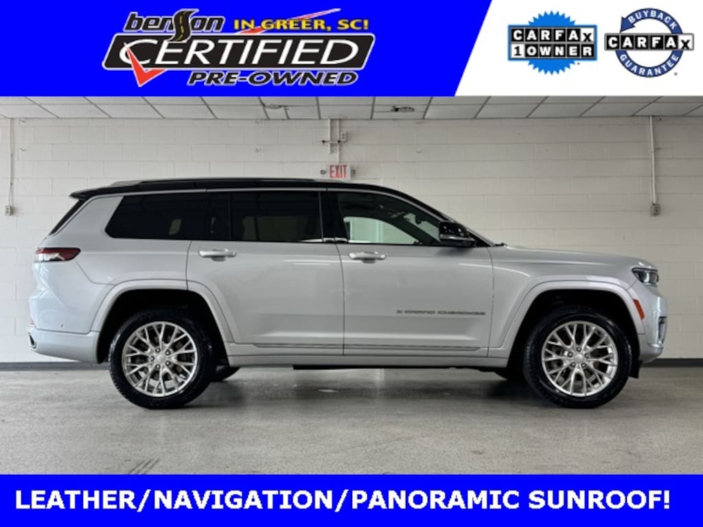 Certified 2021 Jeep Grand Cherokee L Summit Sport Utility