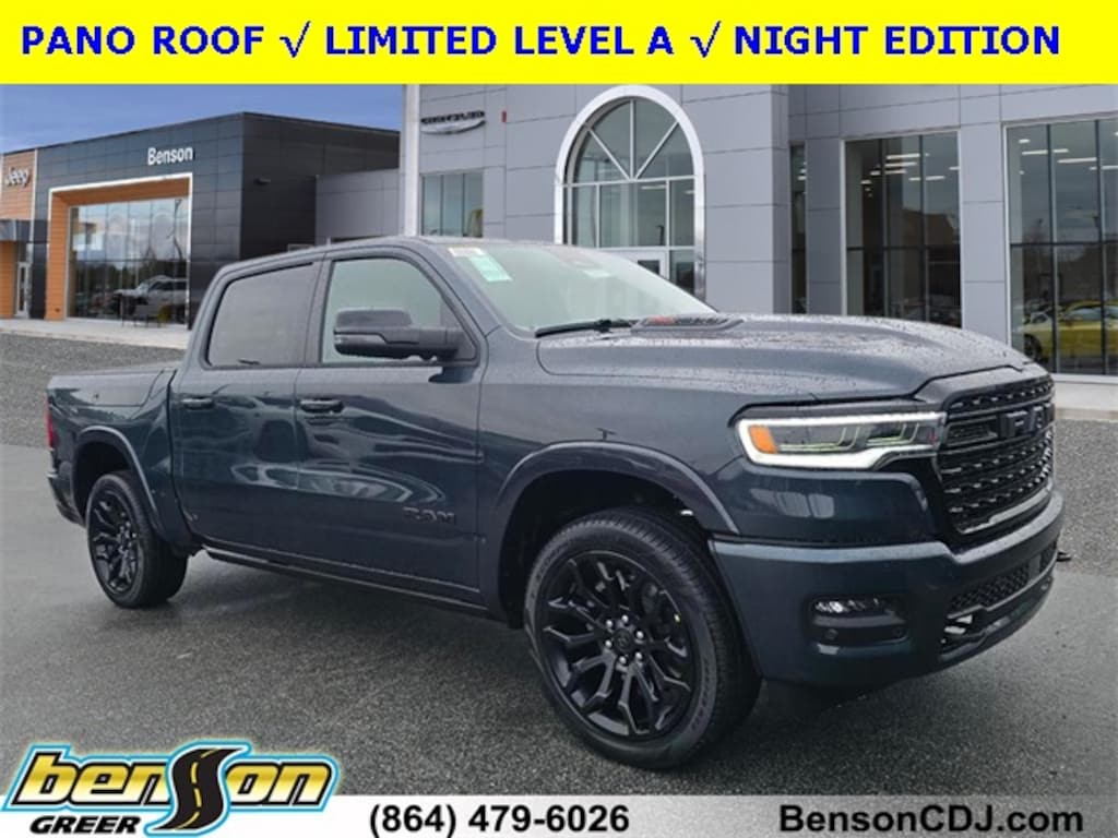 New 2026 Ram 1500 LIMITED CREW CAB 4X4 5'7 BOX Pickup