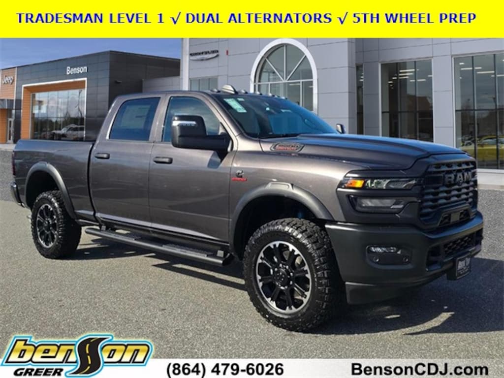 New 2026 Ram 2500 WARLOCK CREW CAB 4X4 6'4 BOX Pickup