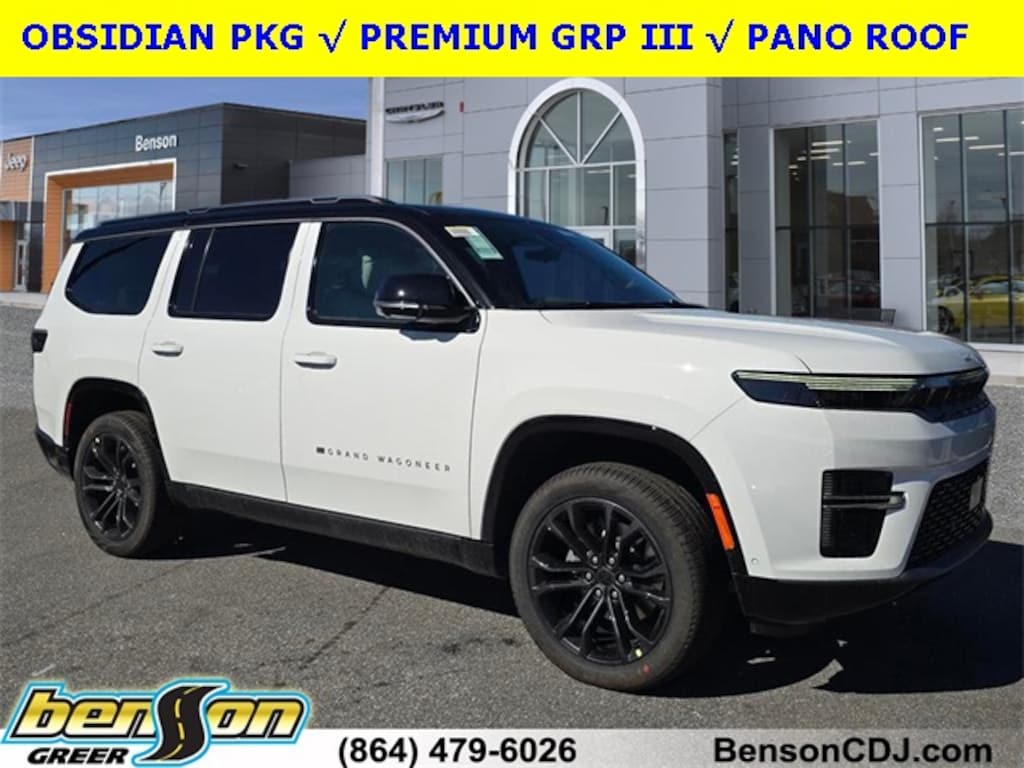 New 2026 Jeep Grand Wagoneer SUMMIT OBSIDIAN 4X4 Sport Utility