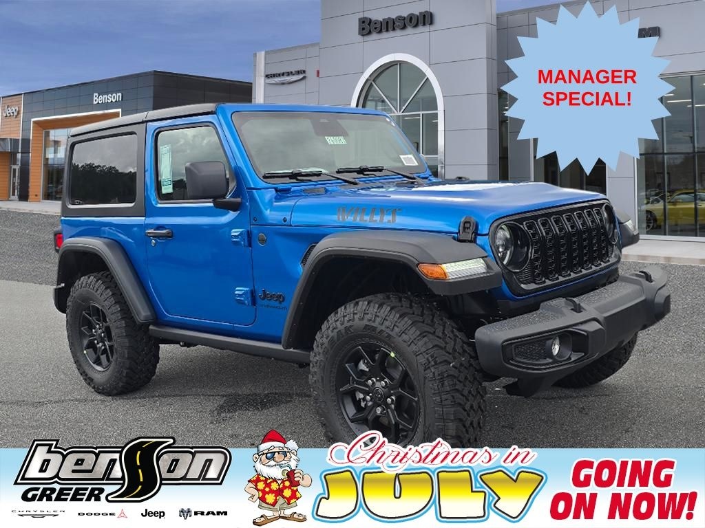New 2026 Jeep Wrangler 2-DOOR WILLYS Sport Utility