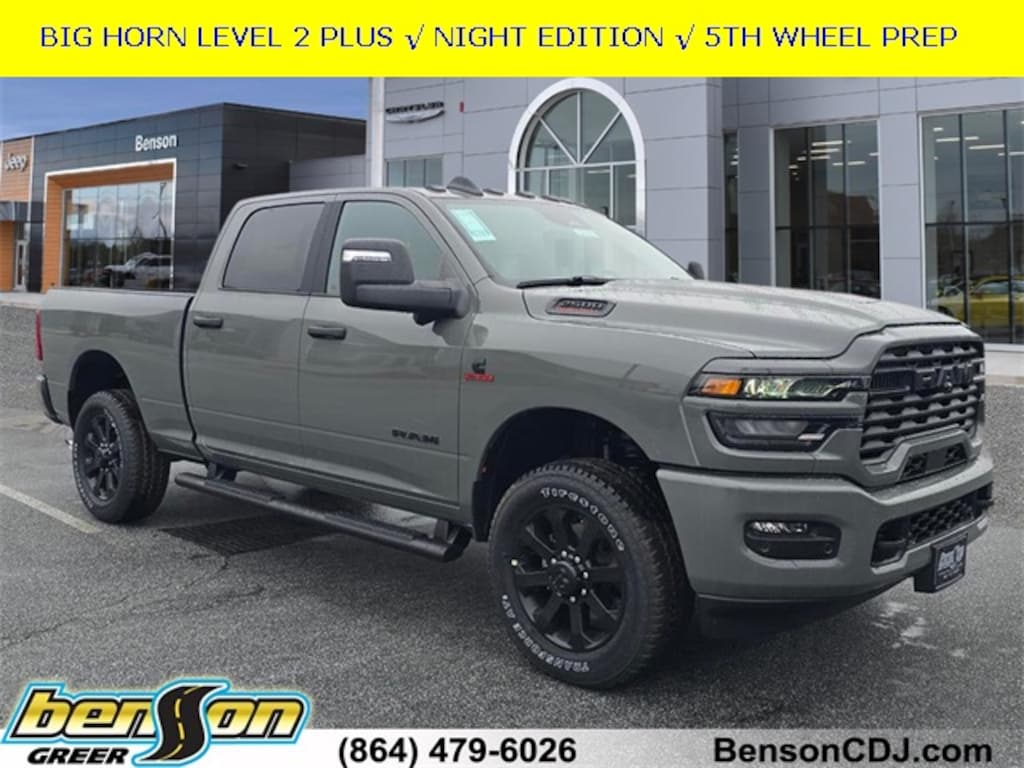 New 2026 Ram 2500 BIG HORN CREW CAB 4X4 6'4 BOX Pickup