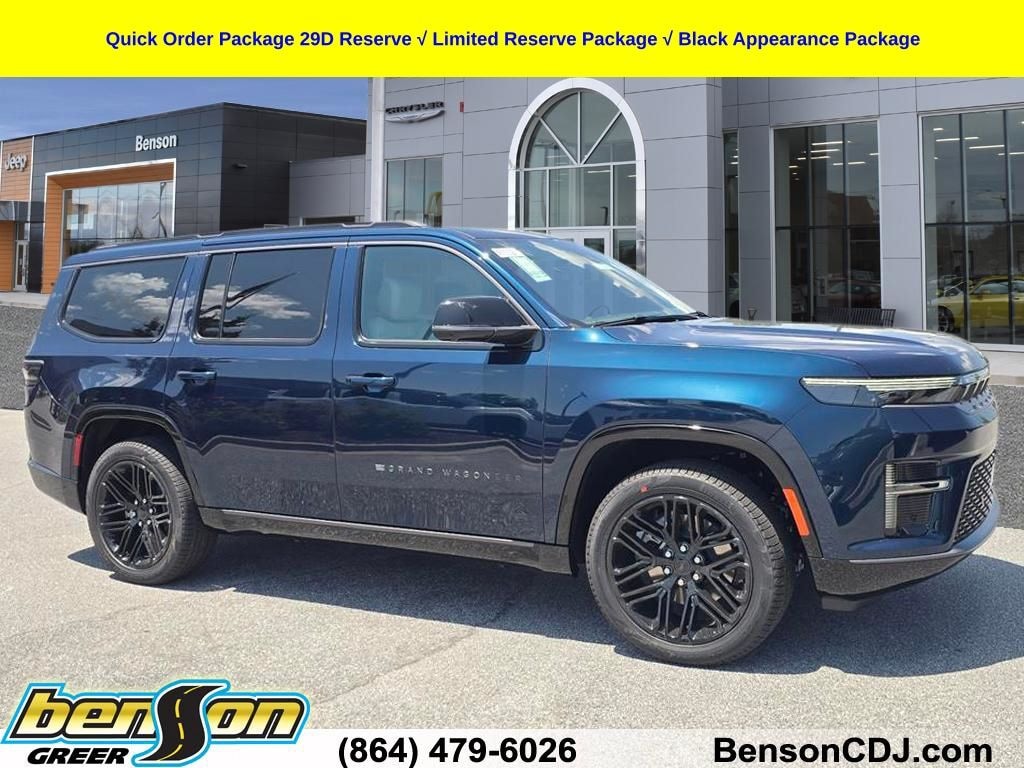 New 2026 Jeep Grand Wagoneer LIMITED RESERVE 4X4 Sport Utility