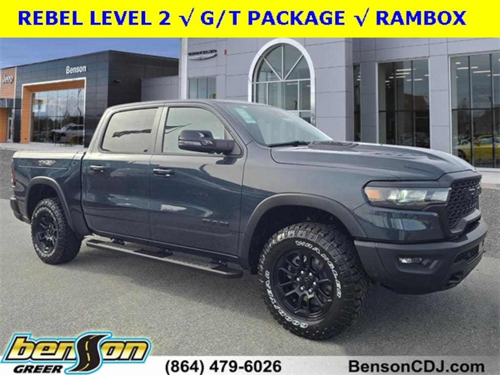 New 2026 Ram 1500 REBEL CREW CAB 4X4 5'7 BOX Pickup