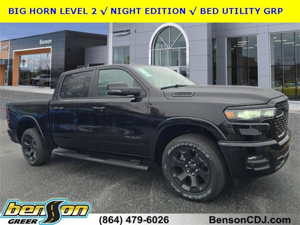 New 2026 Ram 1500 BIG HORN CREW CAB 4X4 5'7 BOX Pickup