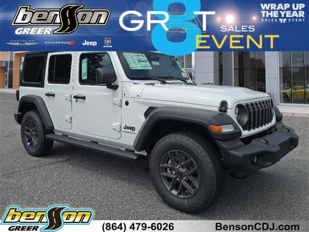 New 2025 Jeep Wrangler 4-DOOR SPORT S Sport Utility
