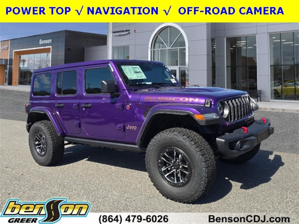 New 2026 Jeep Wrangler 4-DOOR RUBICON X Sport Utility