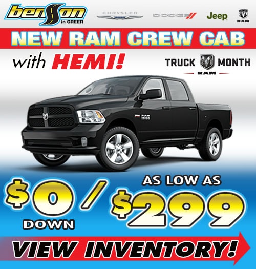 Specials Benson Chrysler Dodge Jeep