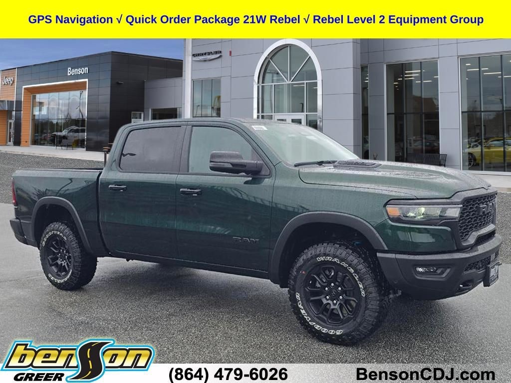 New 2026 Ram 1500 REBEL CREW CAB 4X4 5'7 BOX Pickup