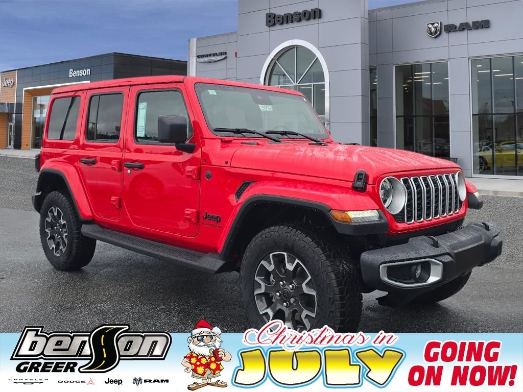 New 2025 Jeep Wrangler 4-DOOR SAHARA Sport Utility