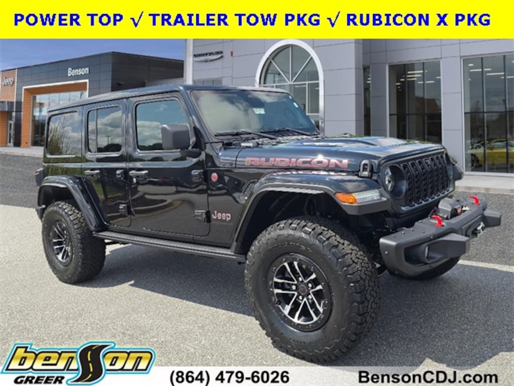 New 2025 Jeep Wrangler 4-DOOR RUBICON X Sport Utility