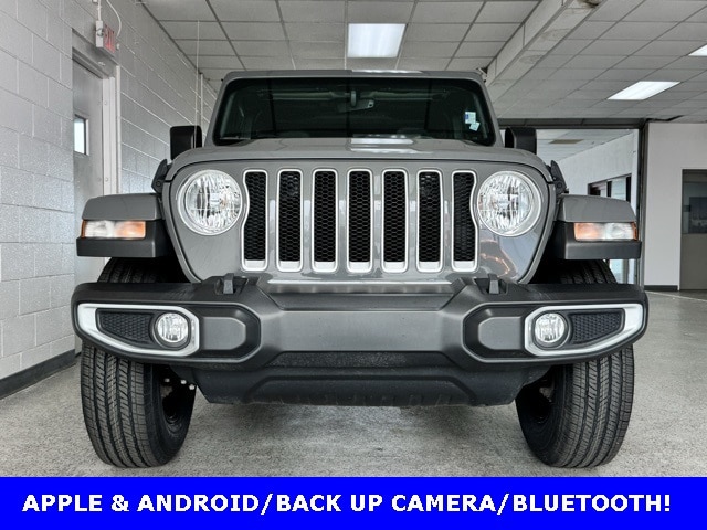 Certified 2022 Jeep Wrangler Unlimited Sahara with VIN 1C4HJXEG3NW185664 for sale in Greer, SC