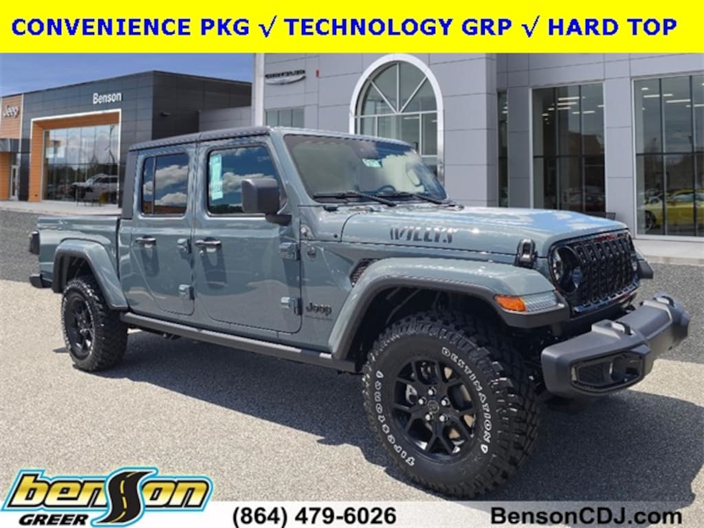 New 2025 Jeep Gladiator WILLYS 4X4 Pickup