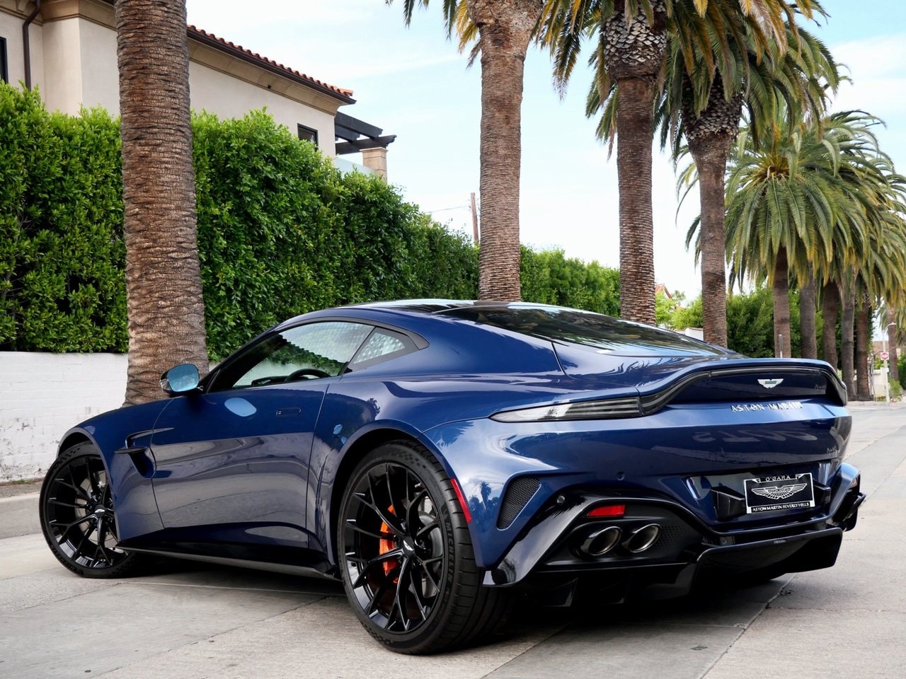 Certified 2025 Aston Martin Vantage Base with VIN SCFSMGFW2SGN09133 for sale in Beverly Hills, CA