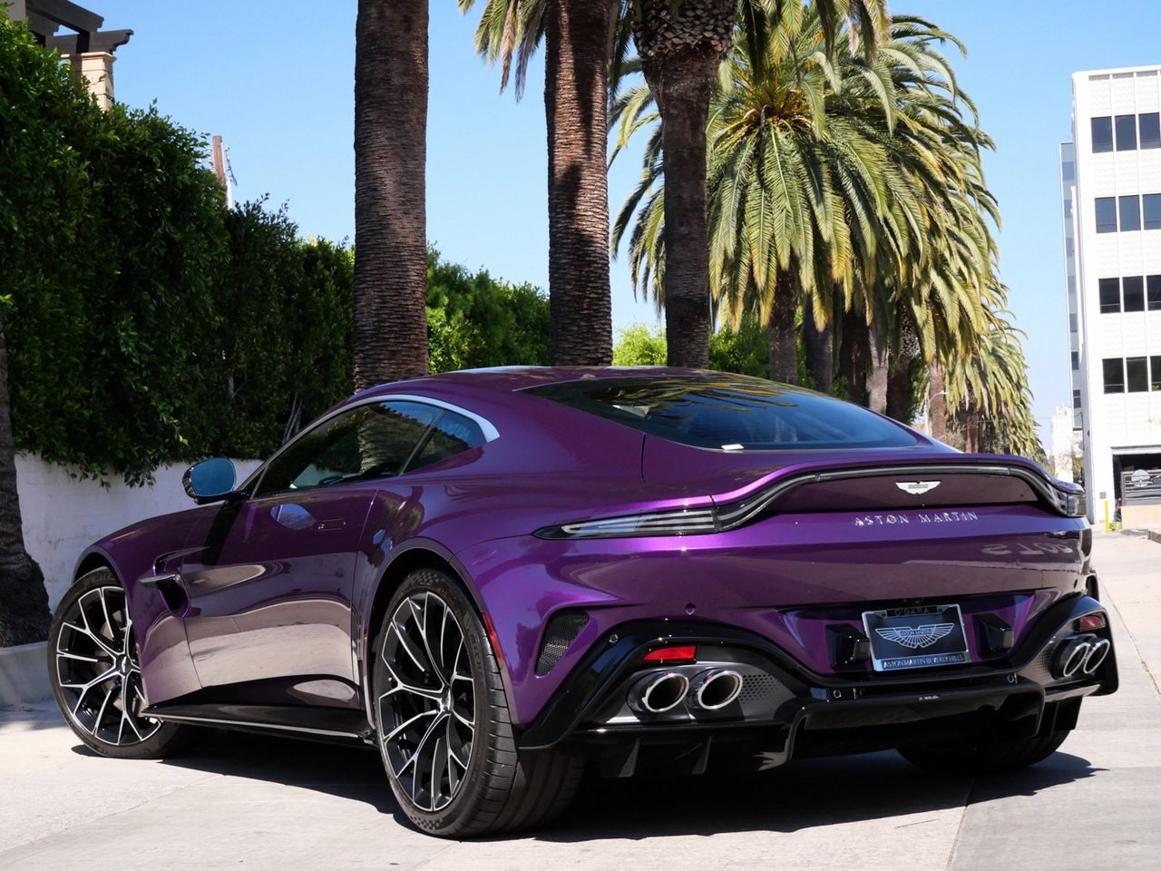 Certified 2025 Aston Martin Vantage Base with VIN SCFSMGFW2SGN09200 for sale in Beverly Hills, CA
