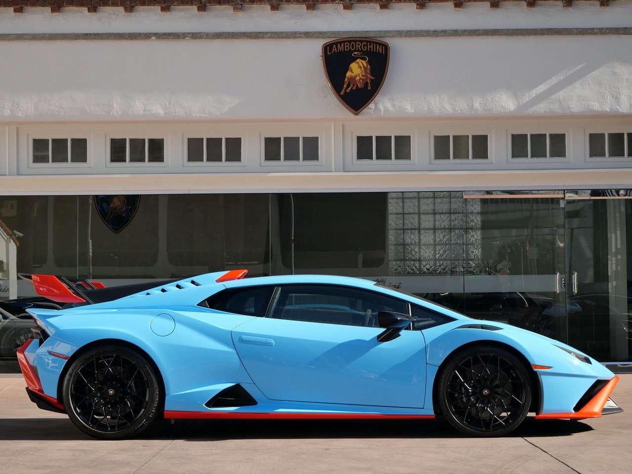 Certified 2023 Lamborghini Huracan STO with VIN ZHWUA6ZXXPLA21491 for sale in Beverly Hills, CA