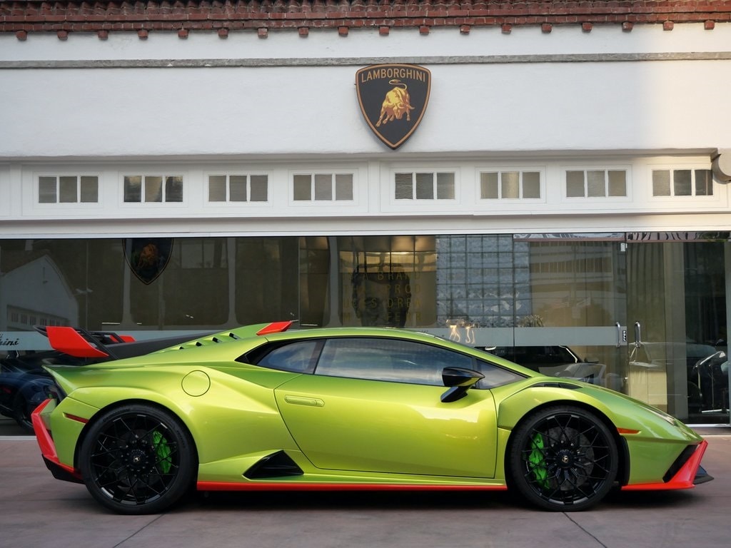 Used 2023 Lamborghini Huracan STO with VIN ZHWUA6ZX0PLA22133 for sale in Beverly Hills, CA