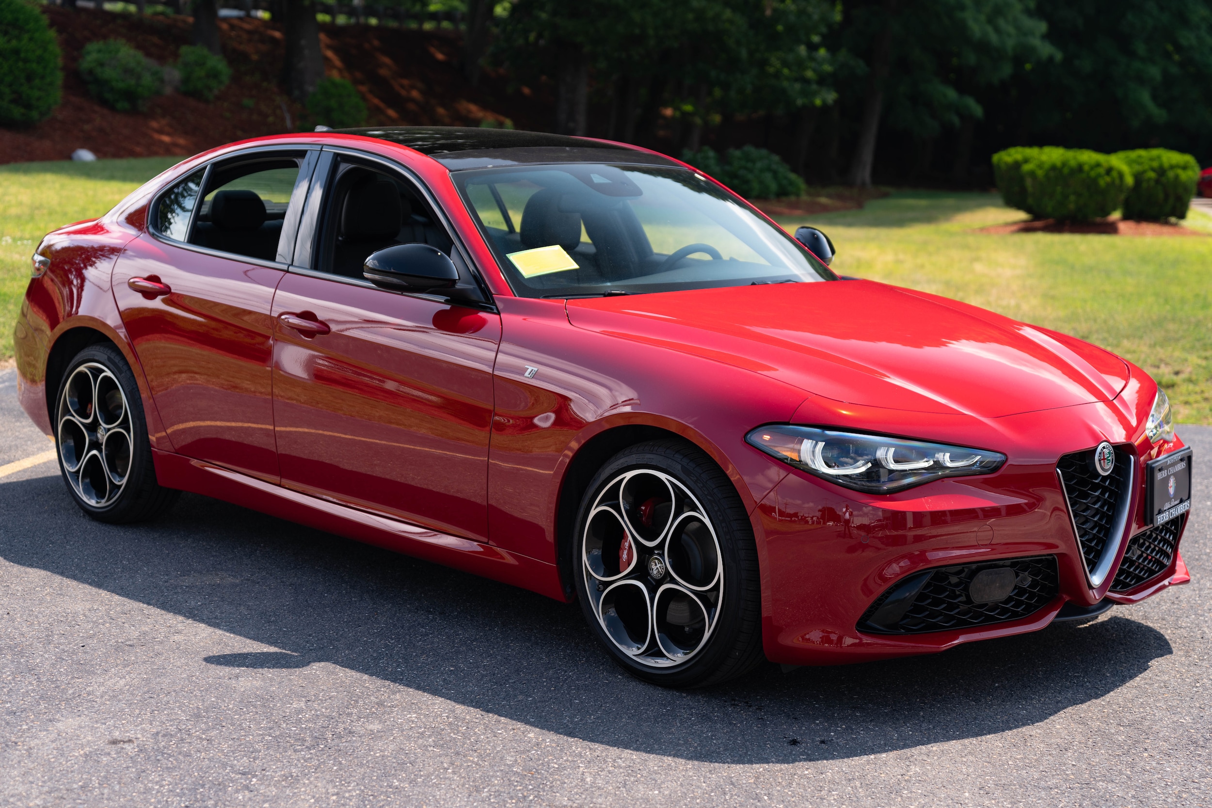 Used 2024 Alfa Romeo Giulia Ti with VIN ZARFANBN3R7680015 for sale in Wayland, MA