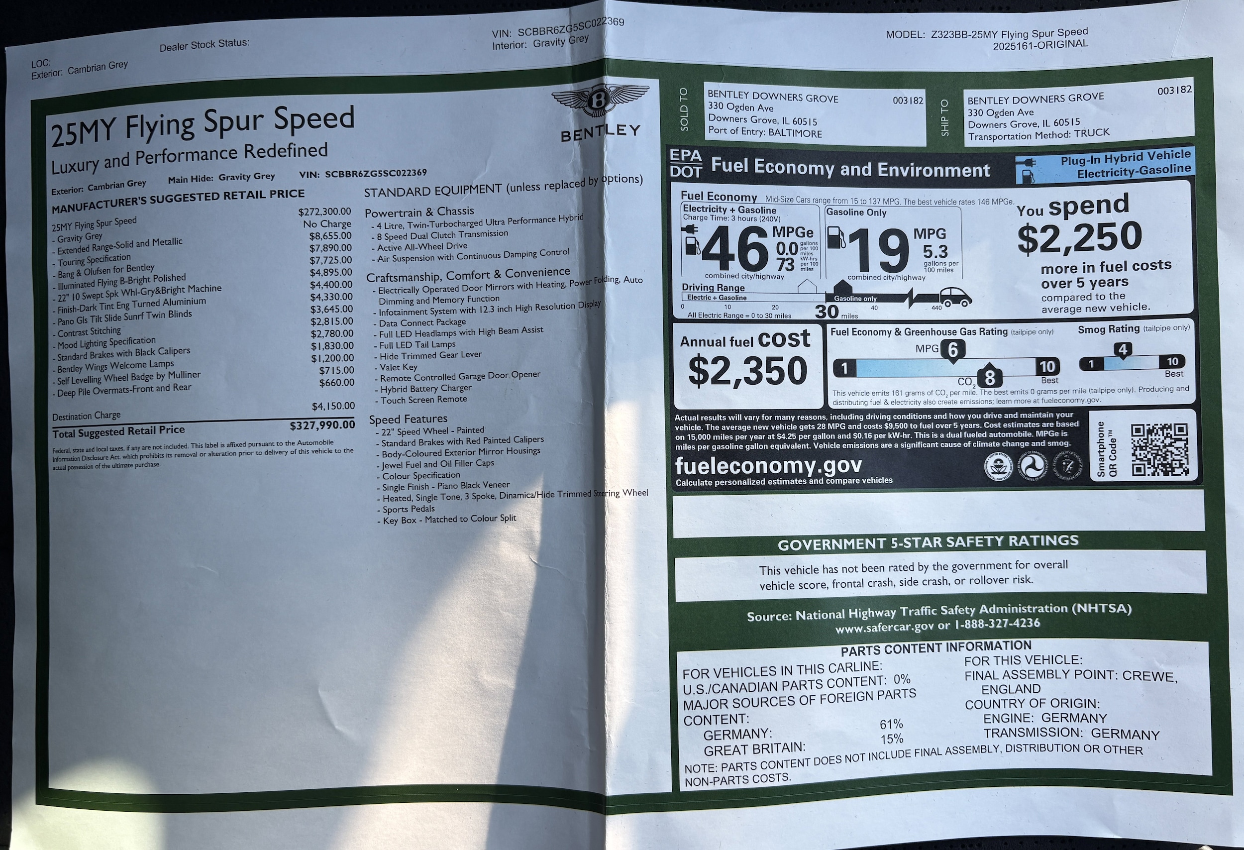 2025 Bentley Flying Spur Speed - Photo 52