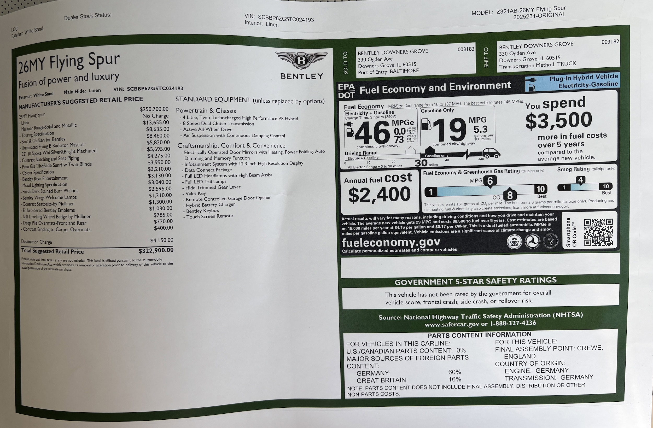 2026 Bentley Flying Spur Mulliner - Photo 54