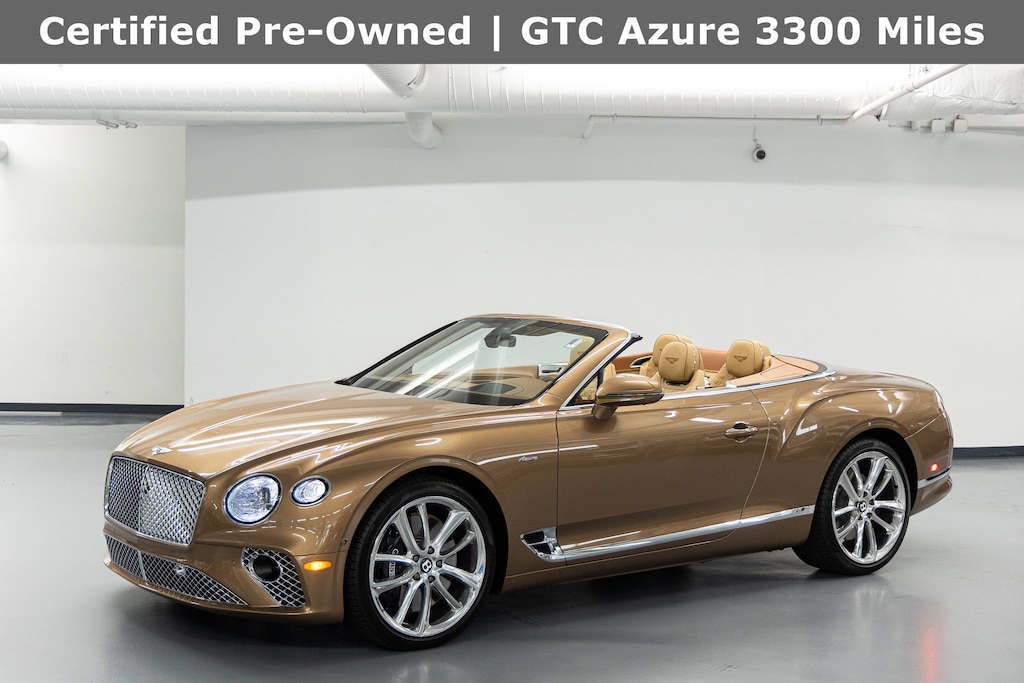 Certified 2023 Bentley Continental GT Azure Convertible