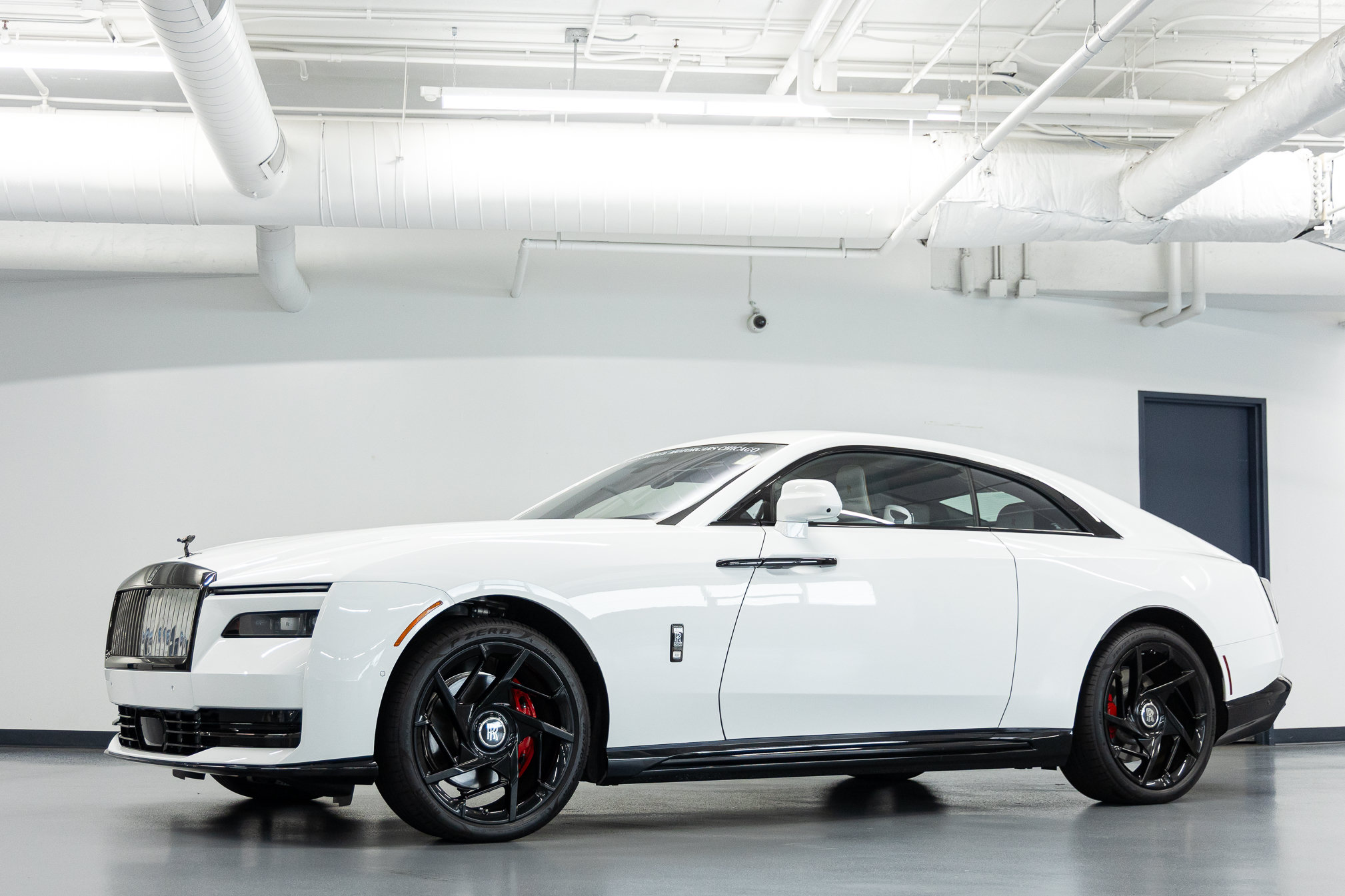 Certified 2025 Rolls-Royce Spectre Black Badge with VIN SCATK4C07SU230101 for sale in Chicago, IL