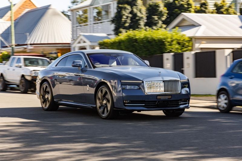 2025 Rolls-Royce Spectre Blue Suburban Roads
