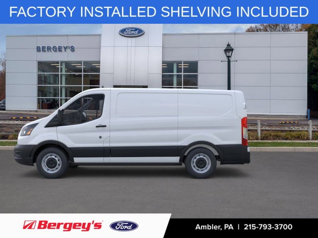 New 2025 Ford Transit-250 Low Roof with General Contractor Package Cargo Van