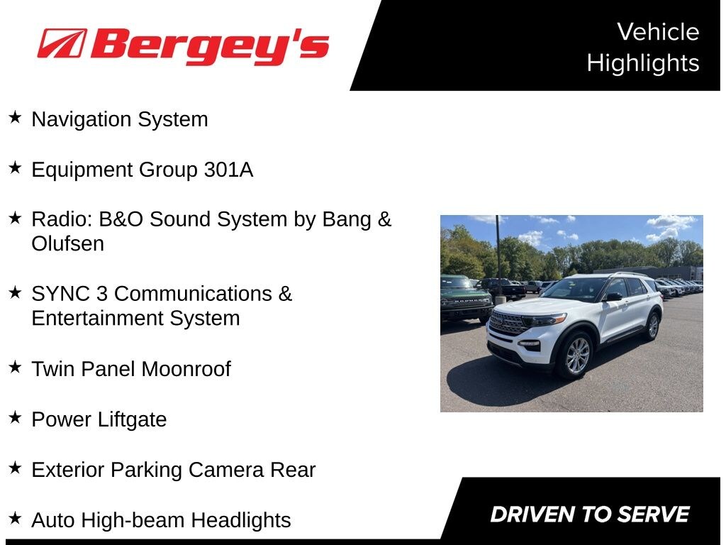 Certified 2023 Ford Explorer Limited with Moonroof and Navigation SUV
