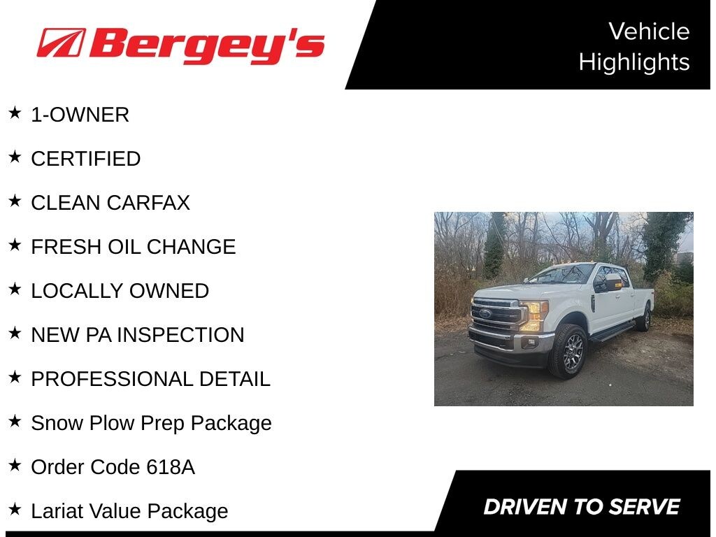 Certified 2022 Ford F-350SD Lariat with Moonroof Truck