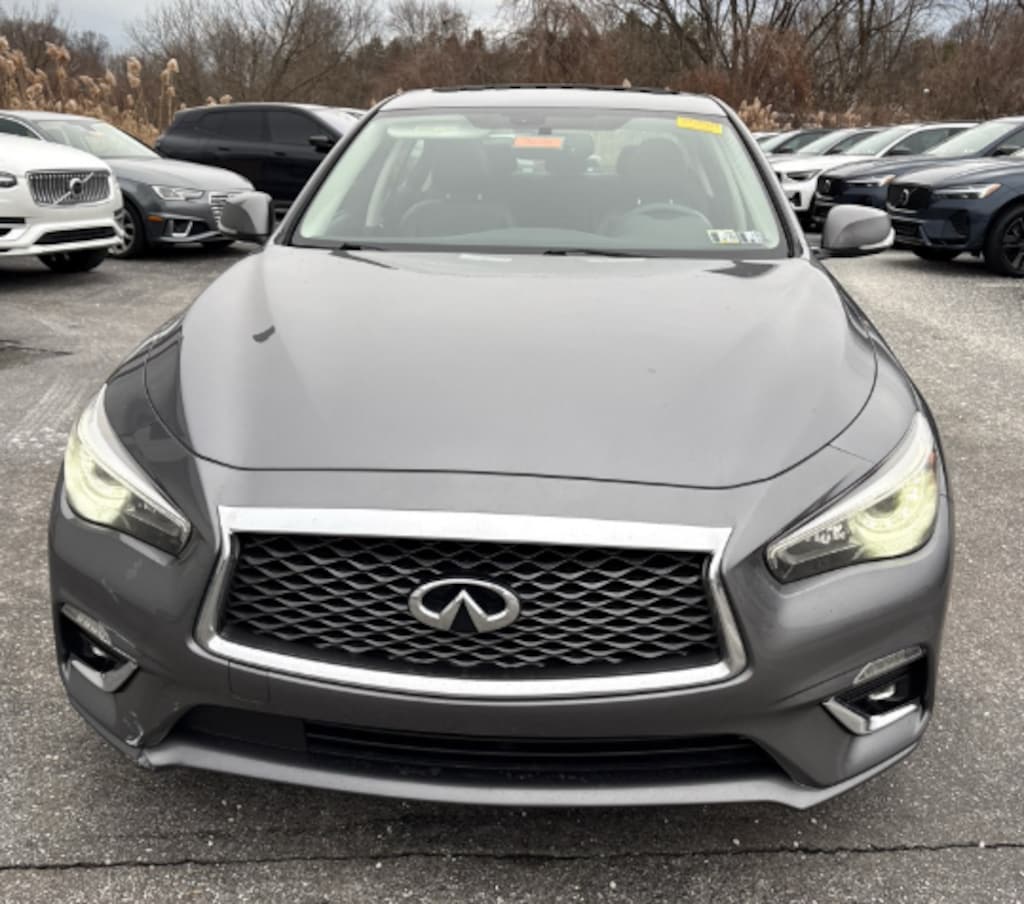 Used 2019 INFINITI Q50 3.0t Luxe AWD with Moonroof Sedan