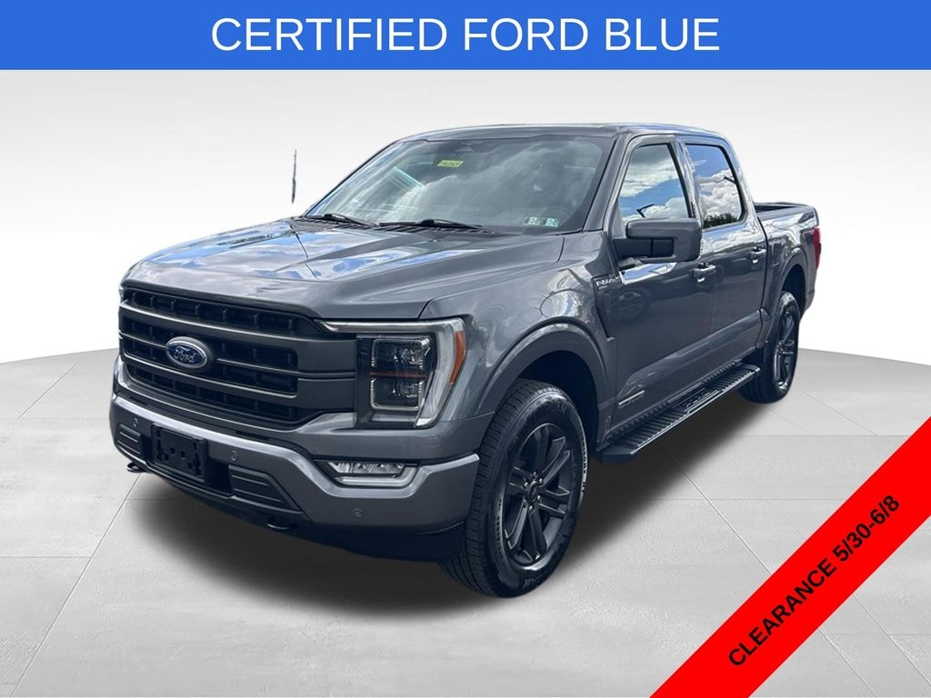 Certified 2023 Ford F-150 Lariat Sport Hybrid with a Moonroof Truck