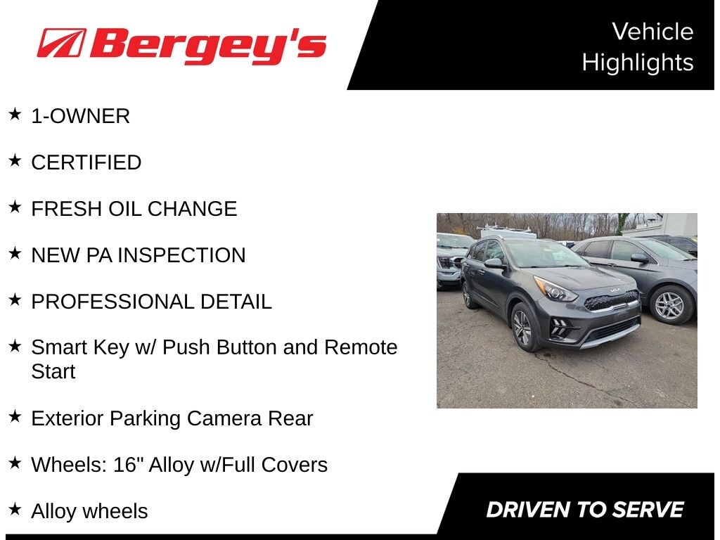 Certified 2022 Kia Niro Plug-In Hybrid LXS SUV