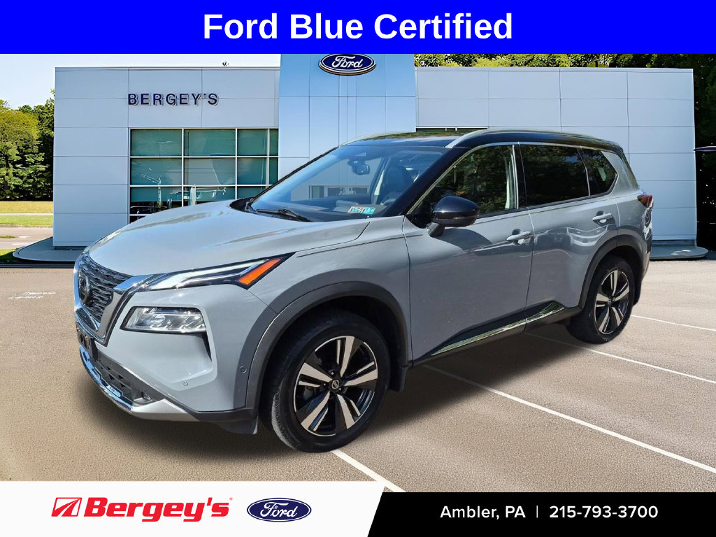 Certified 2021 Nissan Rogue Platinum with VIN JN8AT3DD0MW302194 for sale in Spring House, PA