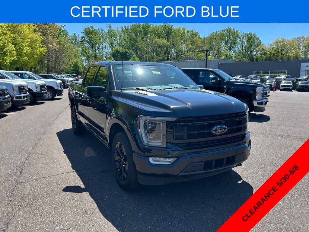 Certified 2023 Ford F-150 Lariat Hybrid with a Moonroof Truck