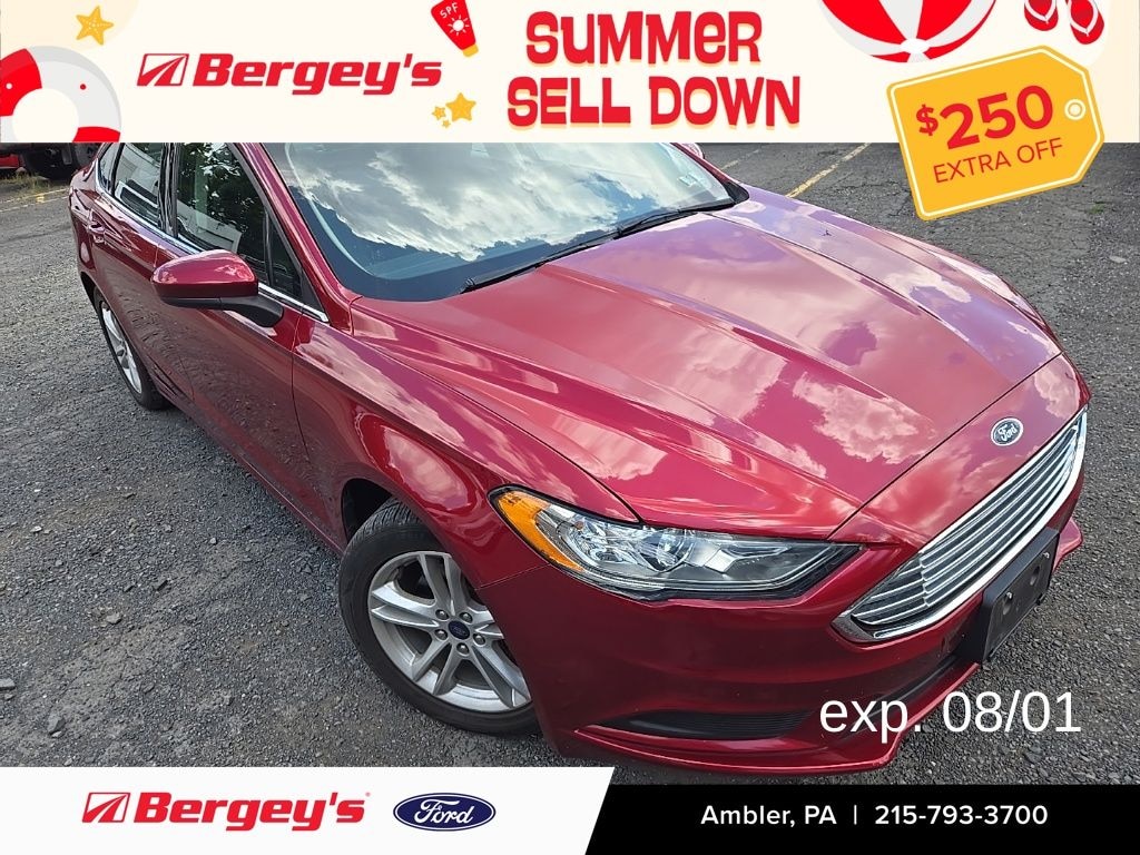 Used 2018 Ford Fusion SE Sedan