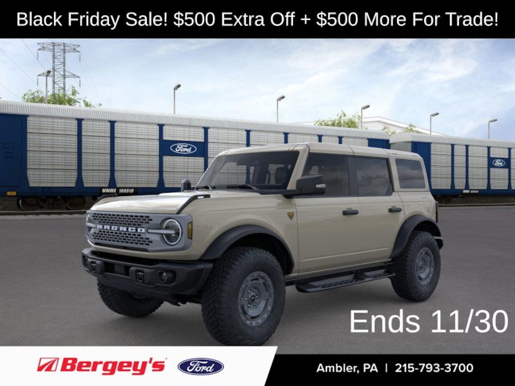 New 2025 Ford Bronco Badlands Sasquatch 334A with V6 SUV