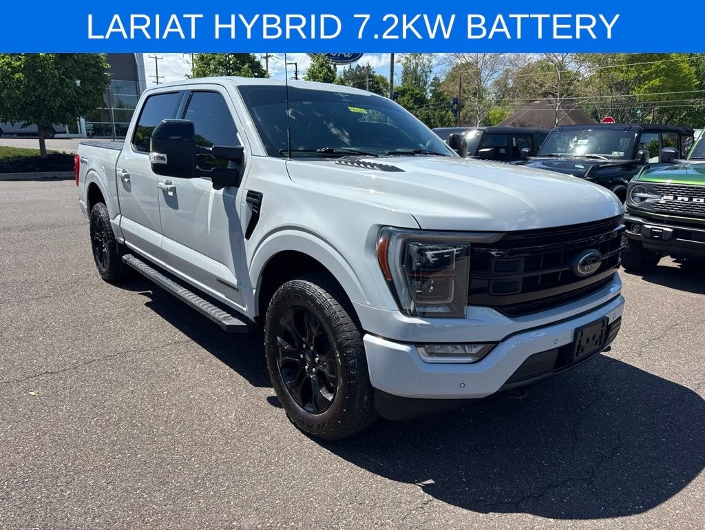 Certified 2023 Ford F-150 Lariat Sport Hybrid with a Moonroof Truck