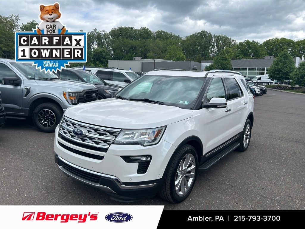 Certified 2019 Ford Explorer Limited with a Moonroof SUV
