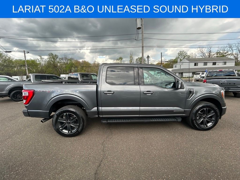 Certified 2023 Ford F-150 Lariat Sport Hybrid with a Moonroof Truck