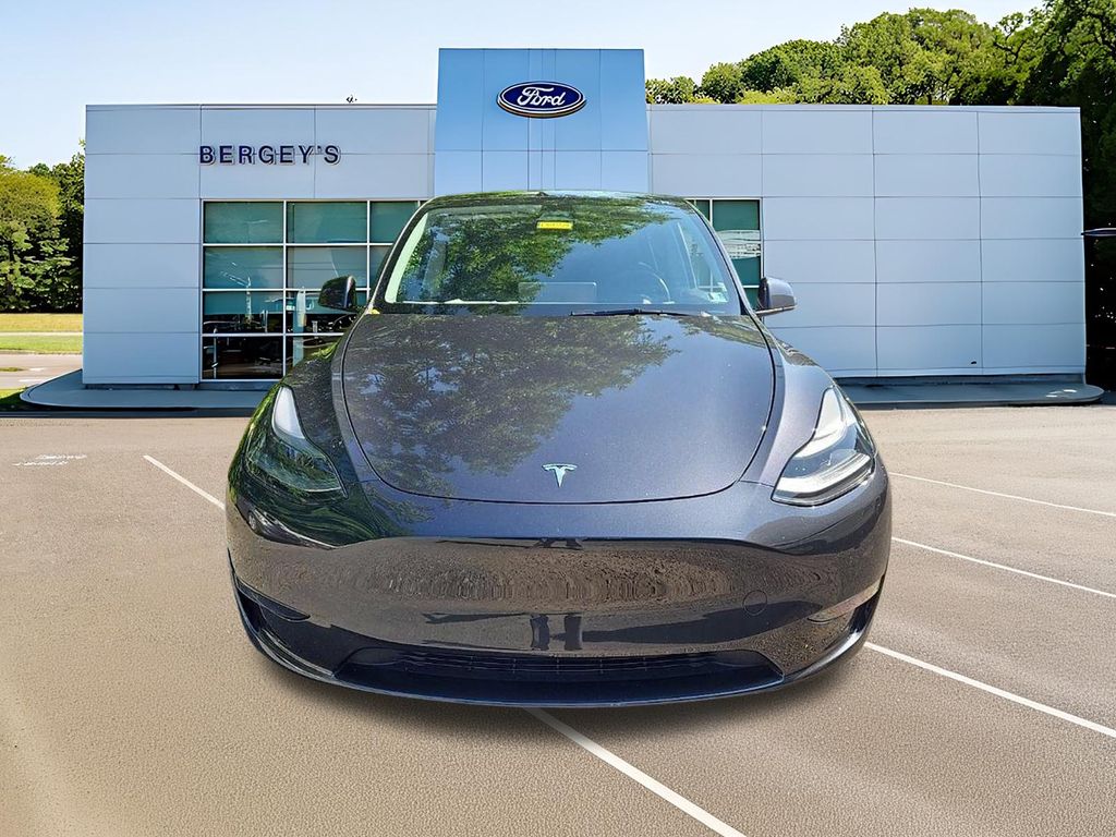 Used 2025 Tesla Model Y Long Range with VIN 7SAYGDEE6SF233785 for sale in Spring House, PA