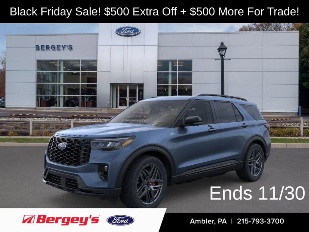 New 2026 Ford Explorer ST-Line Street Pack with Moonroof SUV